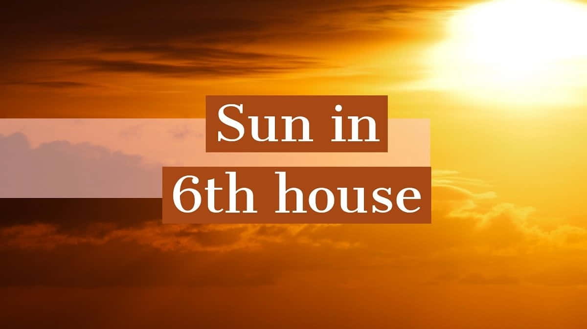 Sun in 6th House